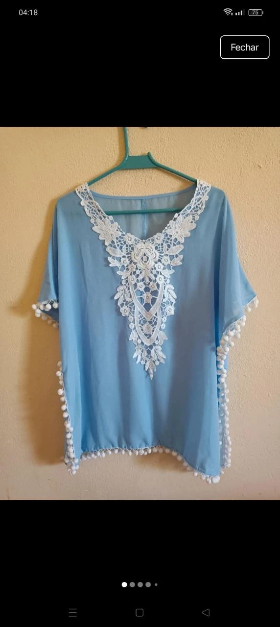 T-shirt azul